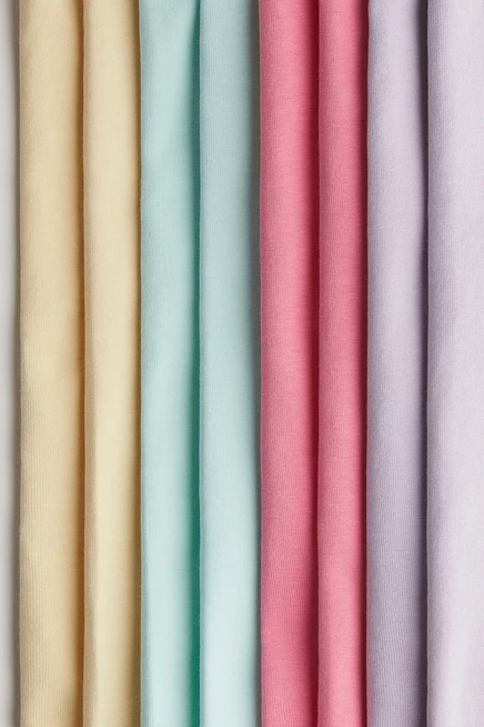 Леггинсы из хлопчатобумажного трикотажа в упаковке из 4 штук pink/turquoise