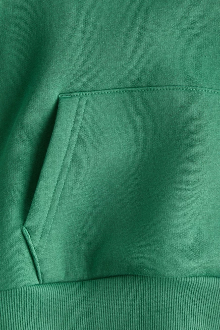Детская толстовка H&M с флисовой подкладкой, зелёная