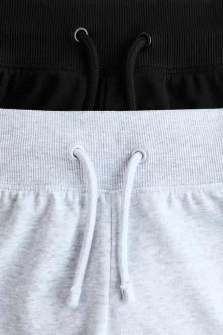 light gray melange/black