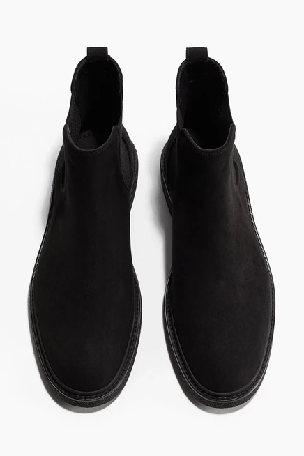 Мужские ботинки челси H&M, черные