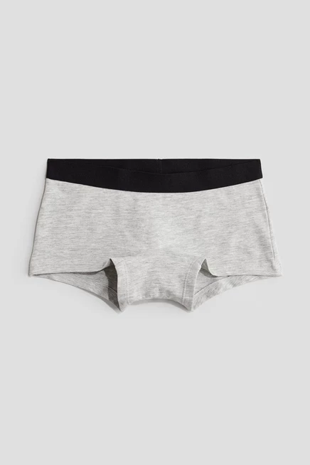 5 упаковок хлопчатобумажных боксерских трусов light gray/light pink