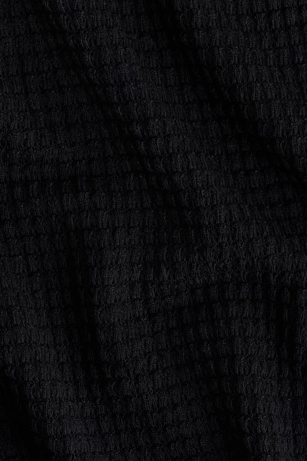 Женский топ H&M с рукавами «летучая мышь», черный