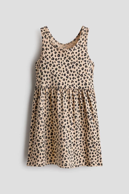 beige/leopard print