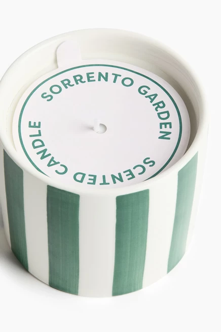 Ароматическая свеча H&M в керамическом подсвечнике «Sorrento Garden»