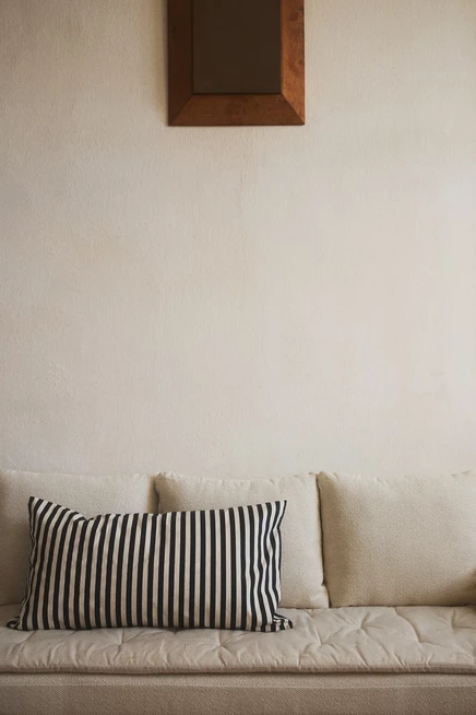 Outdoor Cushion Cover dark gray/striped