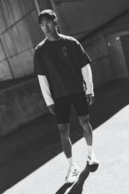 Мужская футболка H&M DryMove, бордово-серая