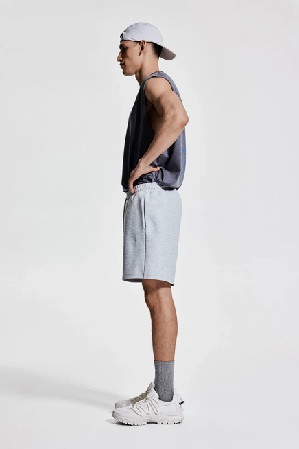 Мужские спортивные шорты H&M Move с DryMove, серый меланж