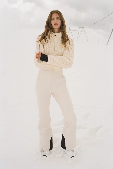 Женский лыжный комбинезон H&M с ThermoMove, кремовый