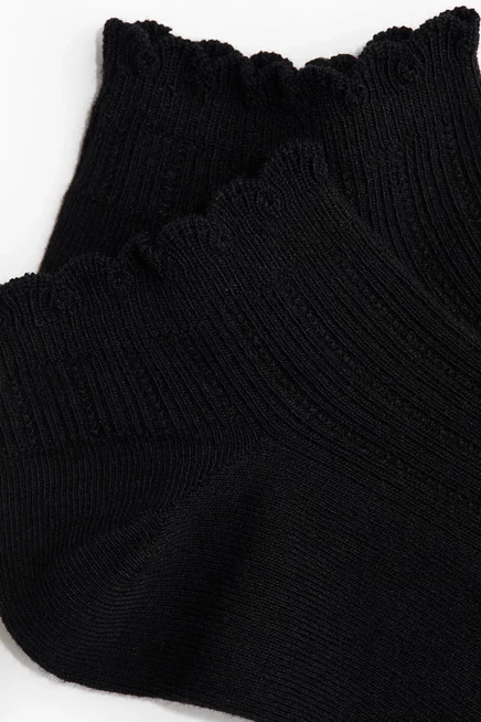 Женские носки H&M, 3 пары, черные