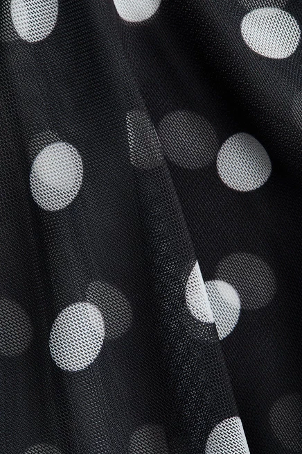 Mesh Cape black/polka dot
