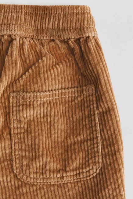 Cotton Corduroy Joggers beige