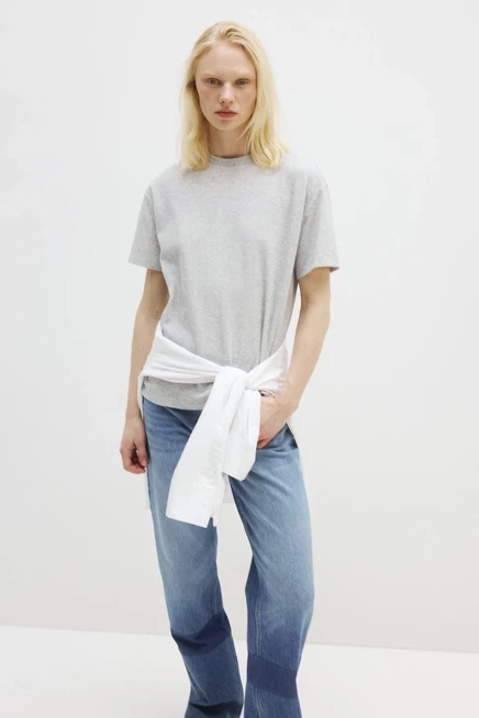 Женская футболка H&M с охлаждающим эффектом, серая