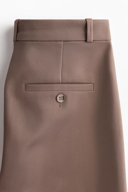Женские брюки H&M клеш, светло-коричневые