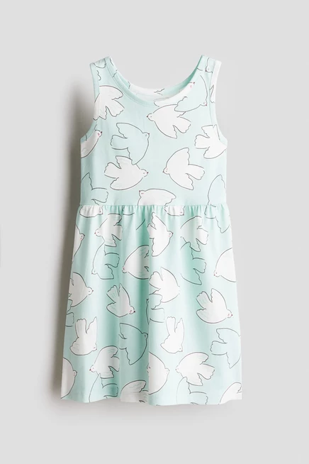 light turquoise/birds