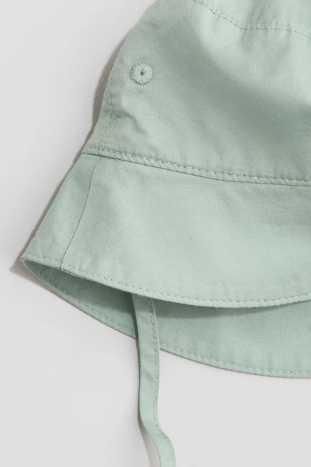Детская панама H&M, светло-зеленая с динозаврами