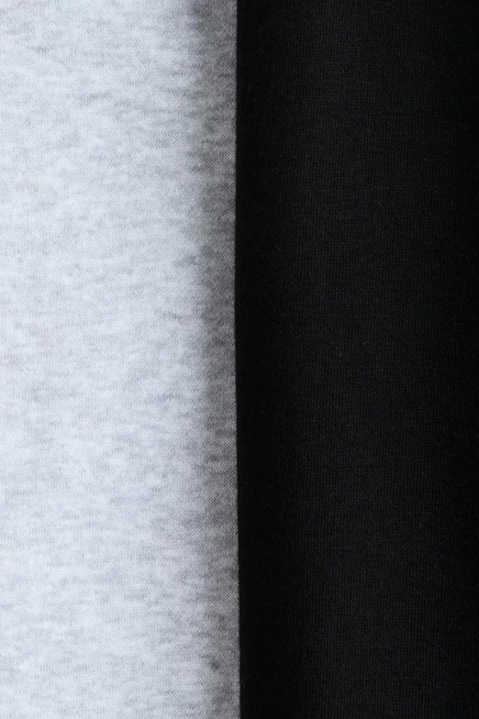 Детские джоггеры H&M, 2 пары, черные/светло-серые