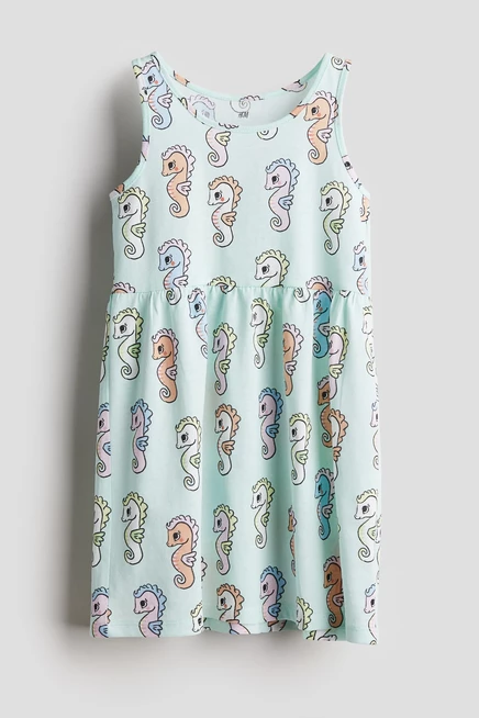 light green/seahorses