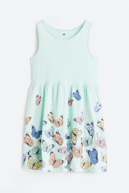 light green/butterflies