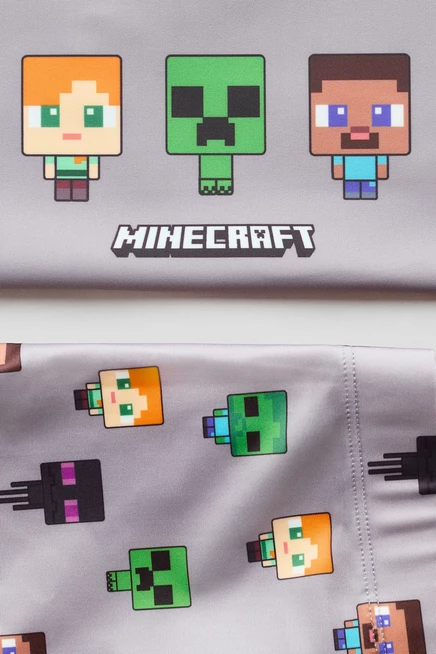 Детский комплект для плавания H&M Minecraft, темно-серый
