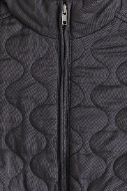 Quilted Lyocell Jacket dark gray