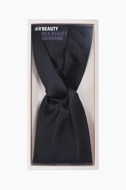Повязка для волос H&M Silk Beauty, черная