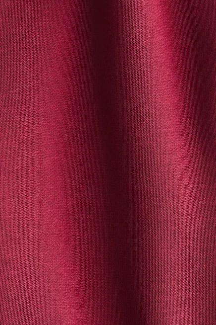 Brushed-Inside Joggers red