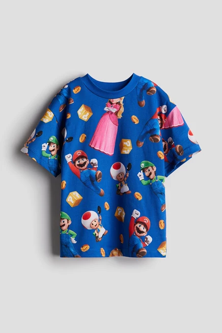bright blue/super mario
