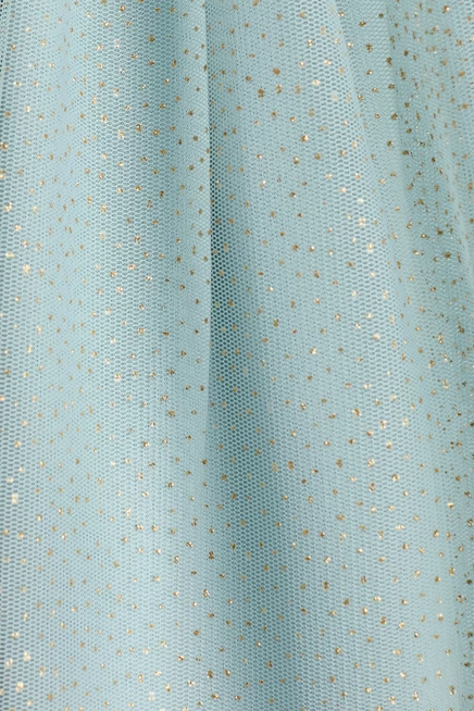 Детское платье H&M с юбкой из тюля, бирюзовое