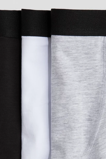 Боксерские трусы в упаковке из 5 штук white/gray/black
