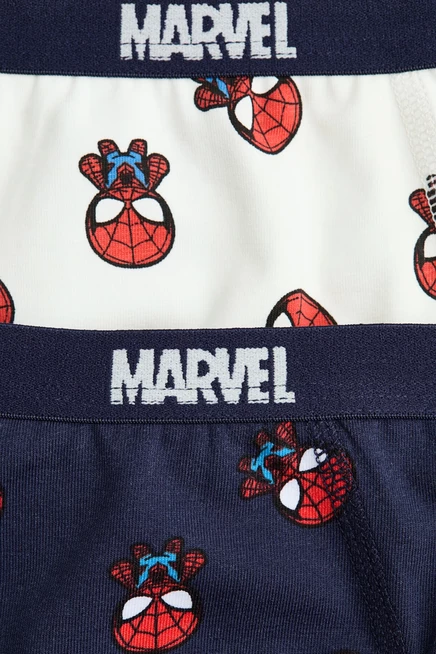 Трусы для мальчиков H&M 5 шт., темно-синие/с принтом Marvel