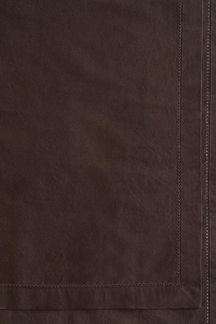Cotton Table Runner dark brown
