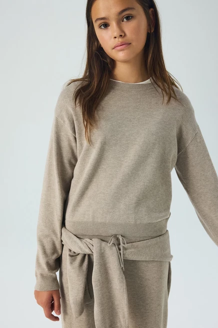 Детский трикотажный комплект H&M, светло-бежевый