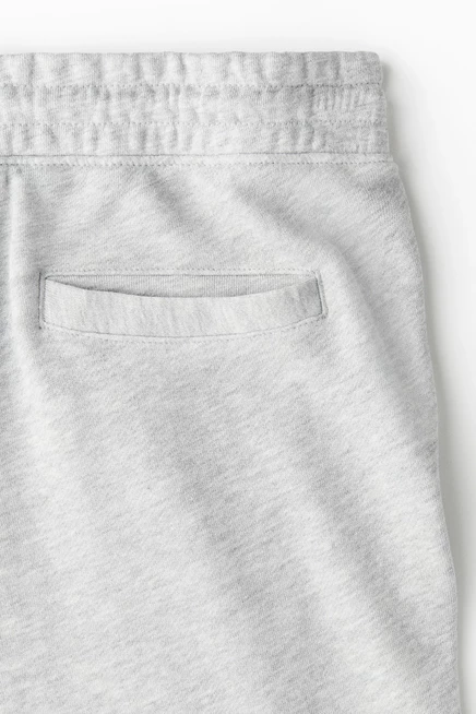 Мужские зауженные спортивные штаны H&M, серый меланж