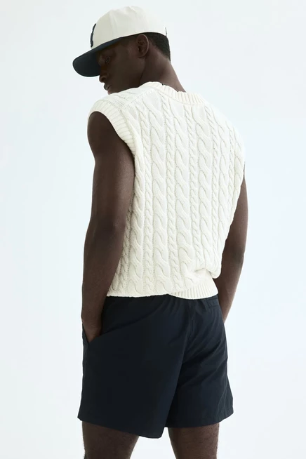 Мужские шорты H&M Relaxed-Fit, тёмно-синие