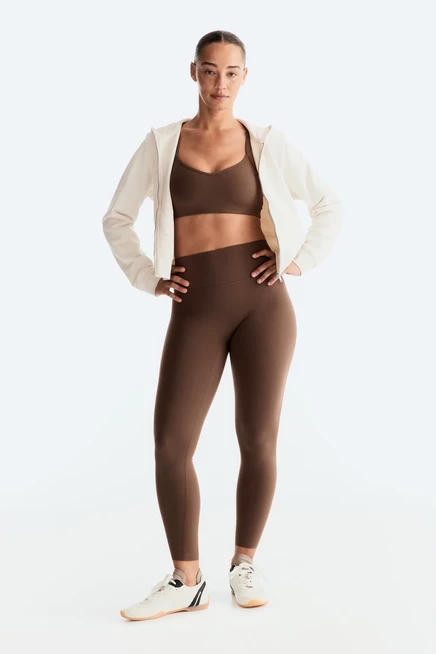 Женские легинсы H&M SoftMove 7/8, цвета мокко