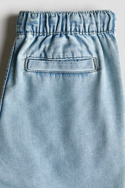 Детские джинсовые джоггеры H&M, светло-синие