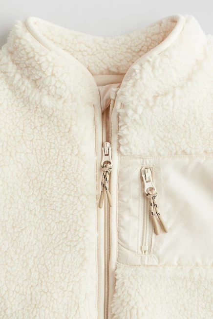 Teddy Fleece Vest cream