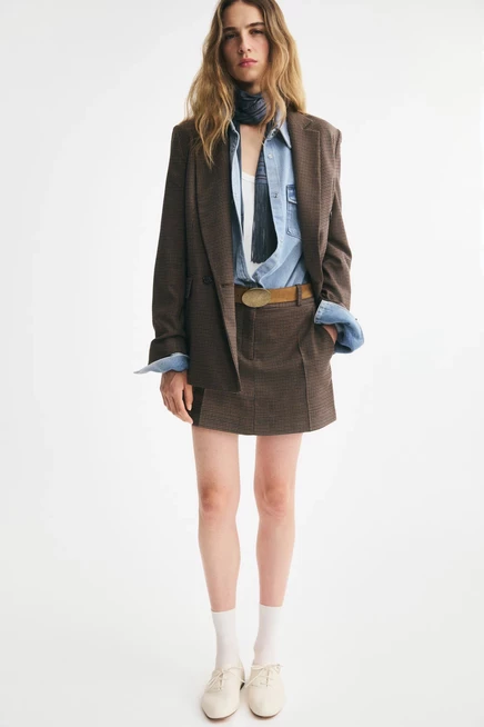 dark taupe/houndstooth