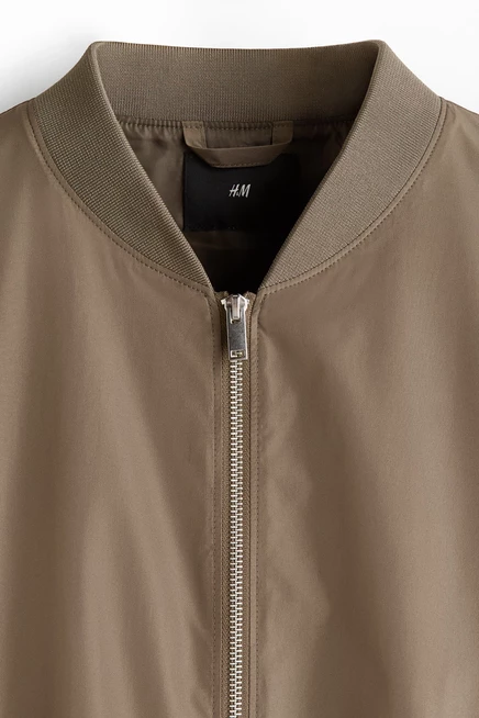 Lightweight Bomber Jacket dark taupe