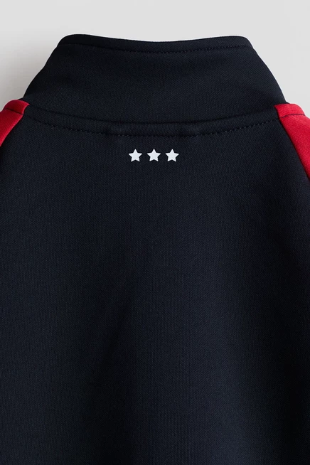 Детская куртка H&M Soccer, темно-синяя
