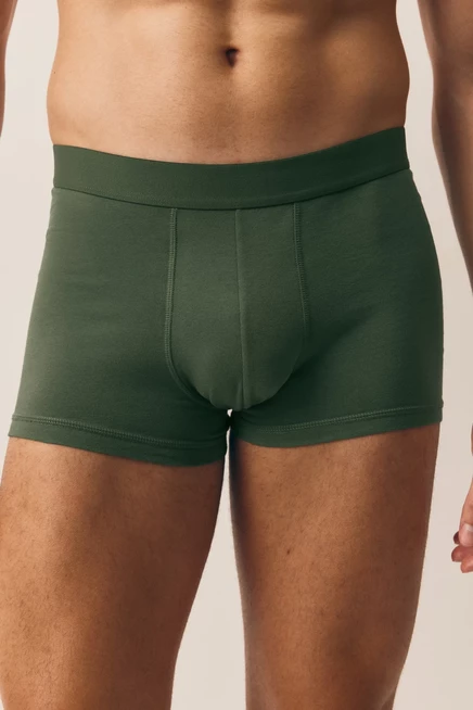 Мужские трусы-боксеры H&M 5 шт., короткие, хаки