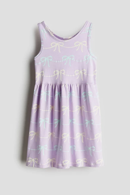 light purple/bows
