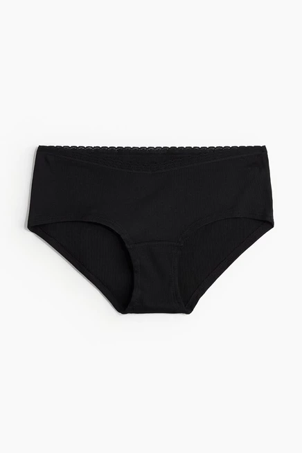 Женские трусы-хипстеры H&M MAMA 5 шт., черные