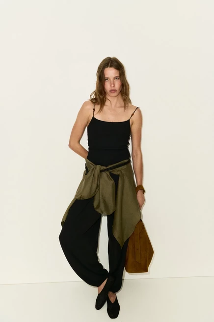 Beaded Camisole Top black