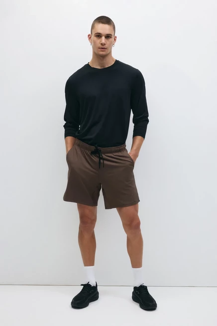 Мужские спортивные шорты H&M DryMove, светло-коричневые