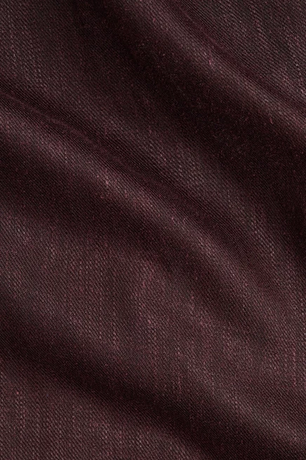 Женский топ H&M MAMA льняной на запах, темно-коричневый