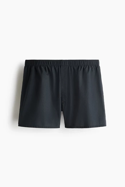 Мужские боксеры H&M, 4 шт., черные/в клетку