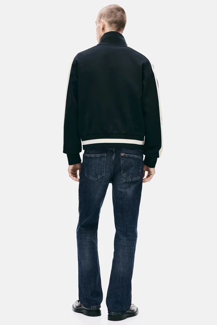 Мужские джинсы H&M прямого кроя, темно-синие