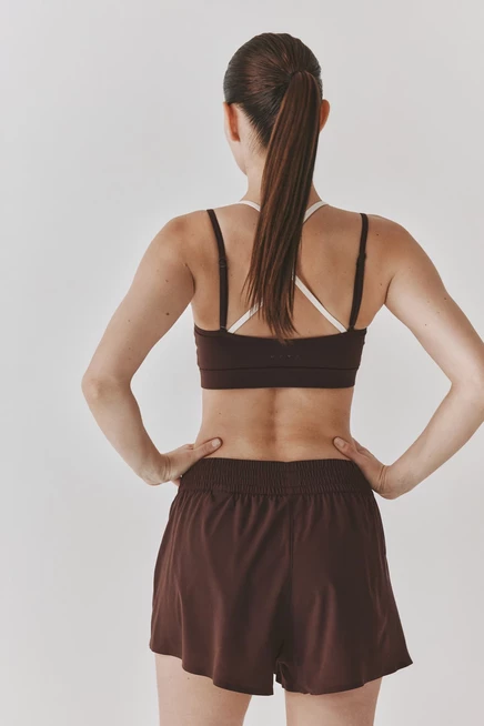 Женские спортивные шорты H&M, коричневые