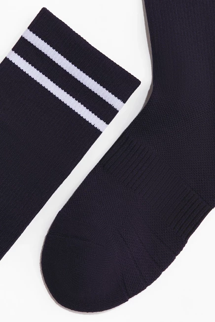 Soccer Socks navy blue/striped